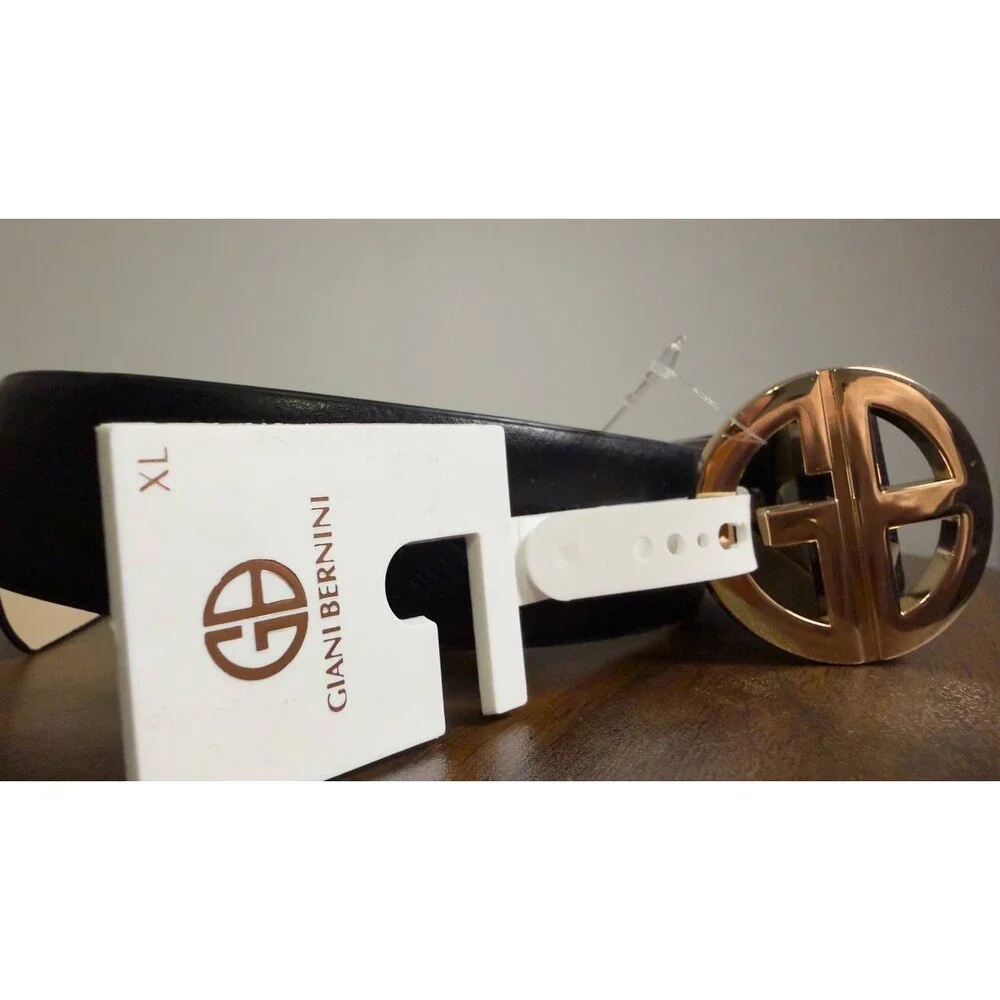 Giani  Bernini  Panel  Belt  Black  XL  New  $38.50